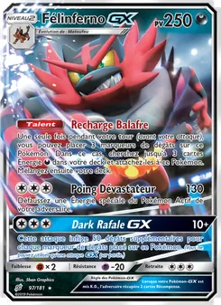 Carte Félinferno GX 97/181 – Duo de Choc