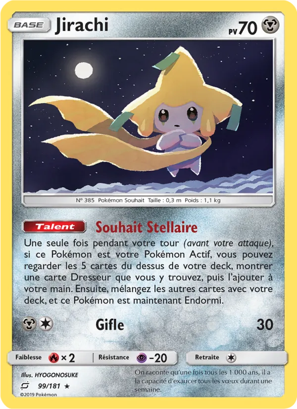 Carte Jirachi 99/181 – Duo de Choc