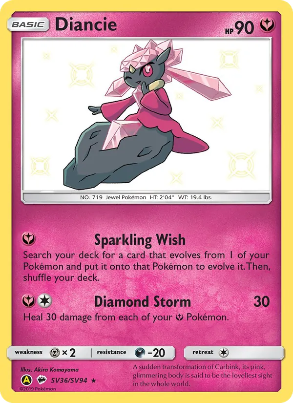 Carte Diancie SV36 – Destinées Occultes – Coffre Chromatique