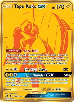 Carte Tokorico-GX SV93 – Destinées Occultes – Coffre Chromatique