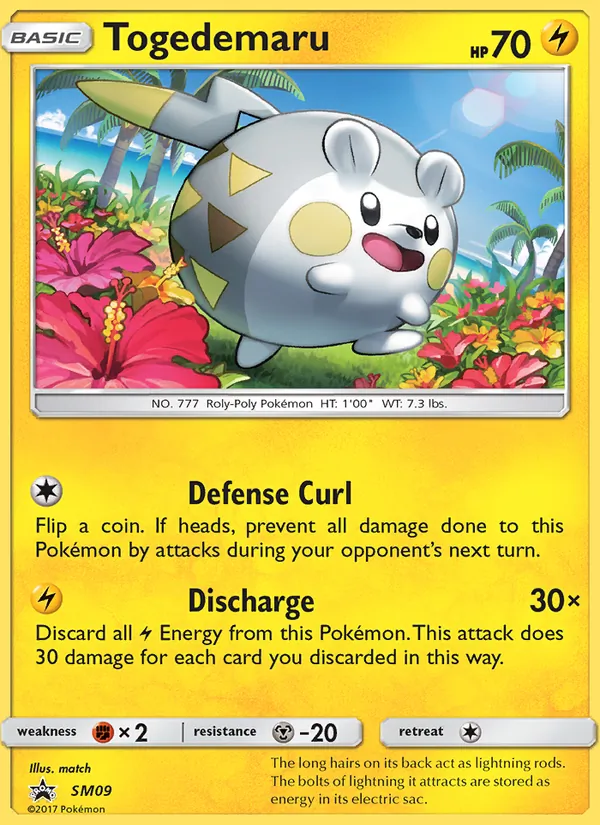 Carte Togedemaru SM09 – Promo SM