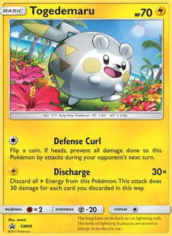 Carte Togedemaru SM09 – Promo SM