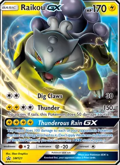 Carte Raikou GX SM121 – Promo SM