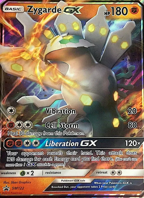 Carte Zygarde GX SM122 – Promo SM