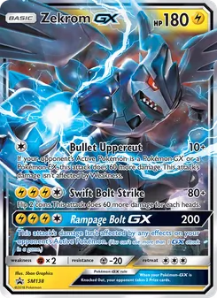 Carte Zekrom GX SM138 – Promo SM