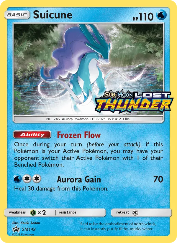 Carte Suicune SM149 – Promo SM
