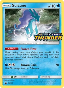 Carte Suicune SM149 – Promo SM