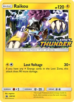 Carte Raikou SM150 – Promo SM