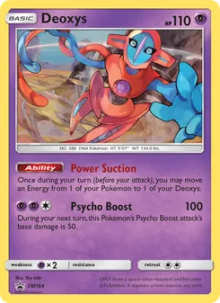 Carte Deoxys SM164 – Promo SM