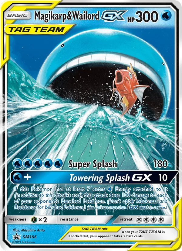Carte Magicarpe et Wailord GX SM166 – Promo SM