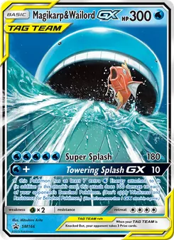 Carte Magicarpe et Wailord GX SM166 – Promo SM