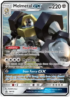Carte Melmetal GX SM178 – Promo SM