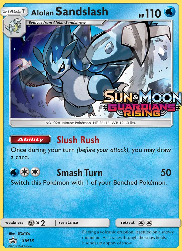 Carte Sablaireau d’Alola SM18 – Promo SM