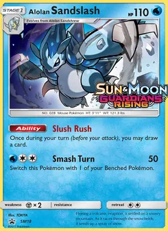 Carte Sablaireau d’Alola SM18 – Promo SM
