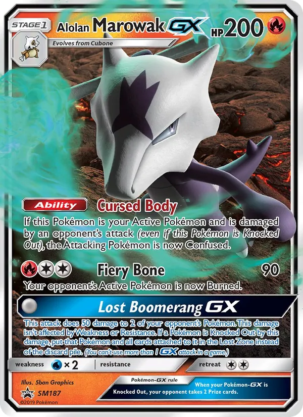 Carte Ossatueur d’Alola GX SM187 – Promo SM