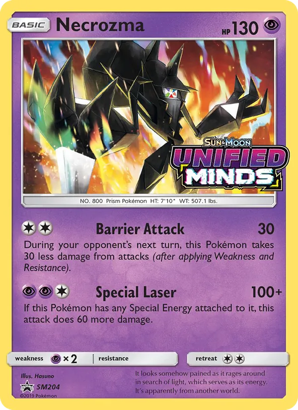 Carte Necrozma SM204 – Promo SM
