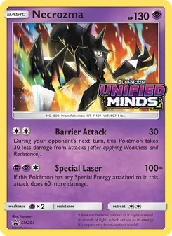 Carte Necrozma SM204 – Promo SM