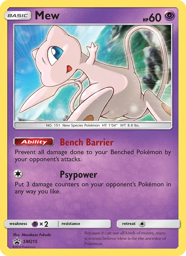 Carte Mew SM215 – Promo SM