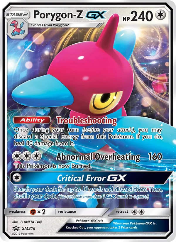 Carte Porygon-Z GX SM216 – Promo SM