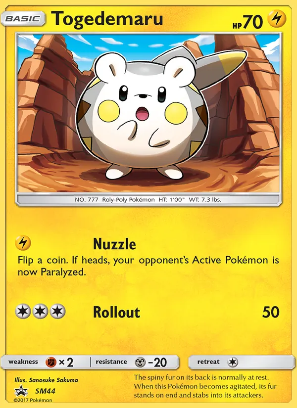 Carte Togedemaru SM44 – Promo SM