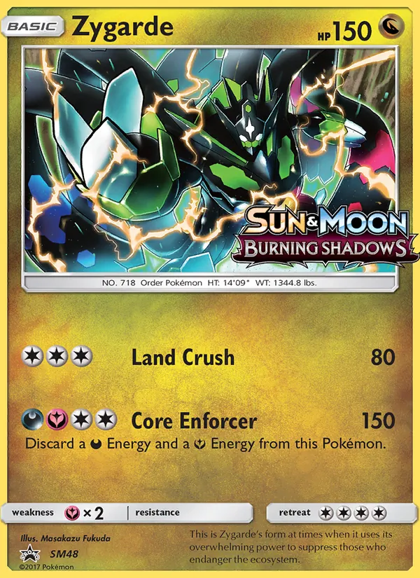 Carte Zygarde SM48 – Promo SM