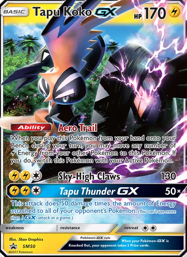 Carte Tokorico GX SM50 – Promo SM