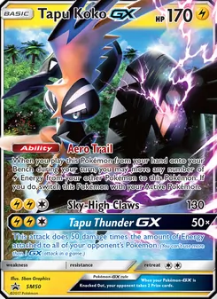 Carte Tokorico GX SM50 – Promo SM