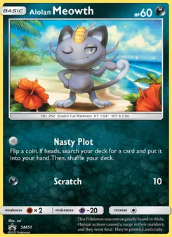 Carte Miaouss d’Alola SM51 – Promo SM