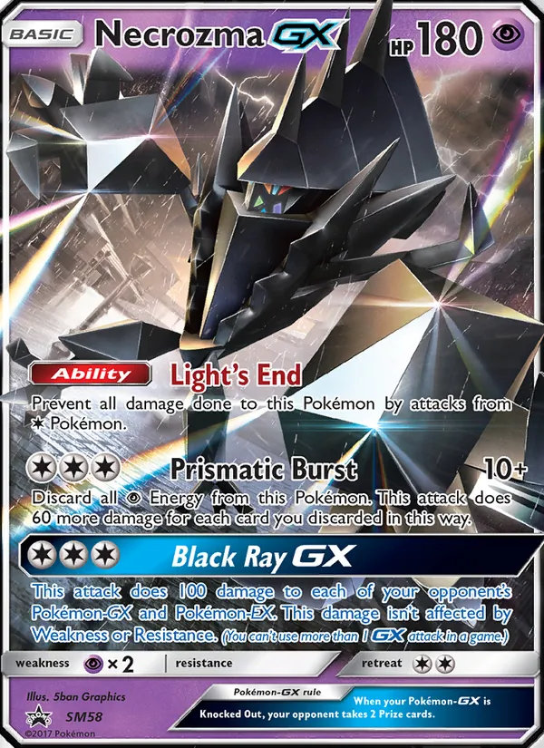 Carte Necrozma GX SM58 – Promo SM