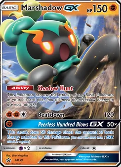 Carte Marshadow GX SM59 – Promo SM