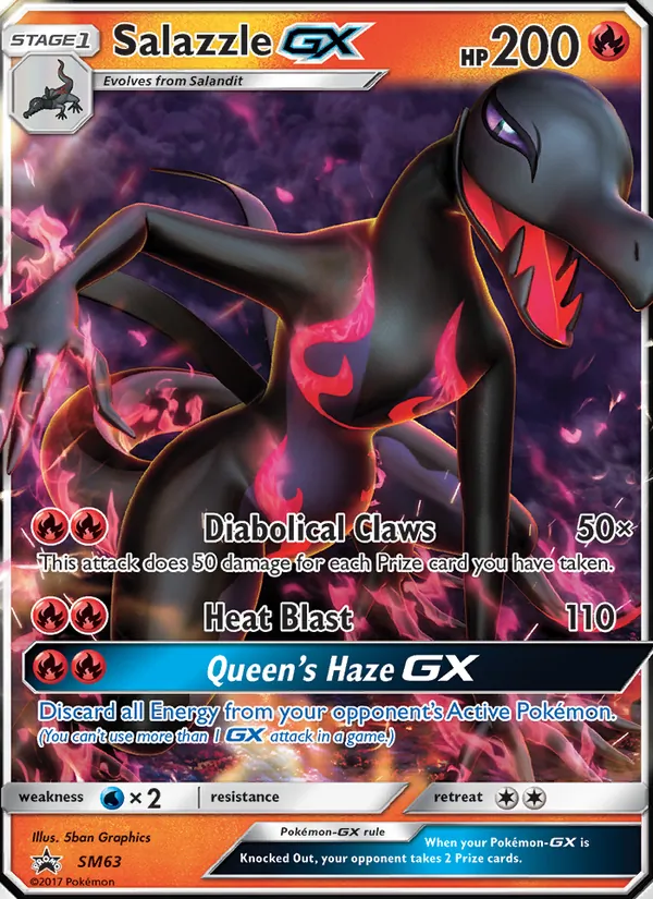 Carte Malamandre GX SM63 – Promo SM