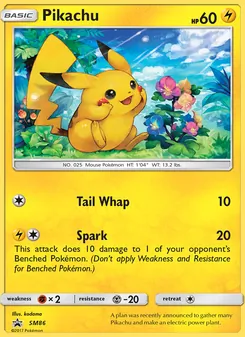 Carte Pikachu SM86 – Promo SM