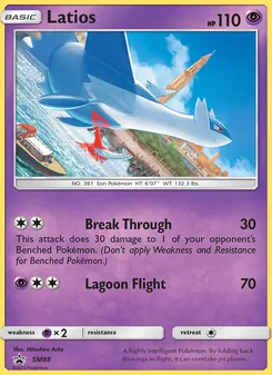 Carte Latios SM88 – Promo SM
