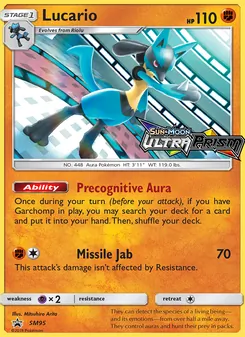 Carte Lucario SM95 – Promo SM