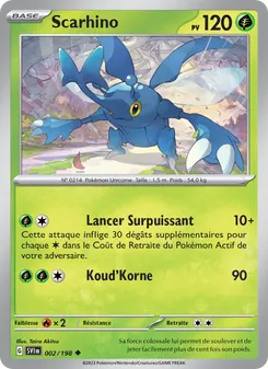 Carte Scarhino 002/198 – Écarlate et Violet
