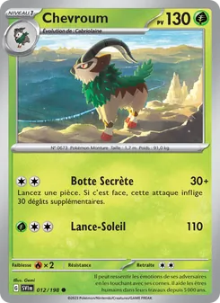 Carte Chevroum 012/198 – Écarlate et Violet