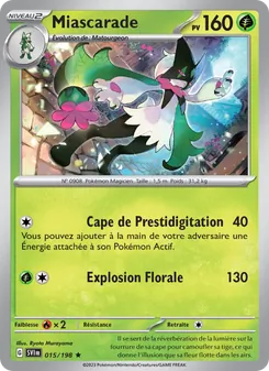 Carte Miascarade 015/198 – Écarlate et Violet