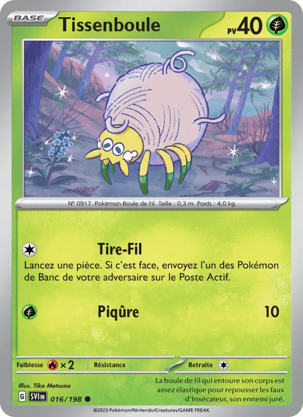 Carte Tissenboule 016/198 – Écarlate et Violet