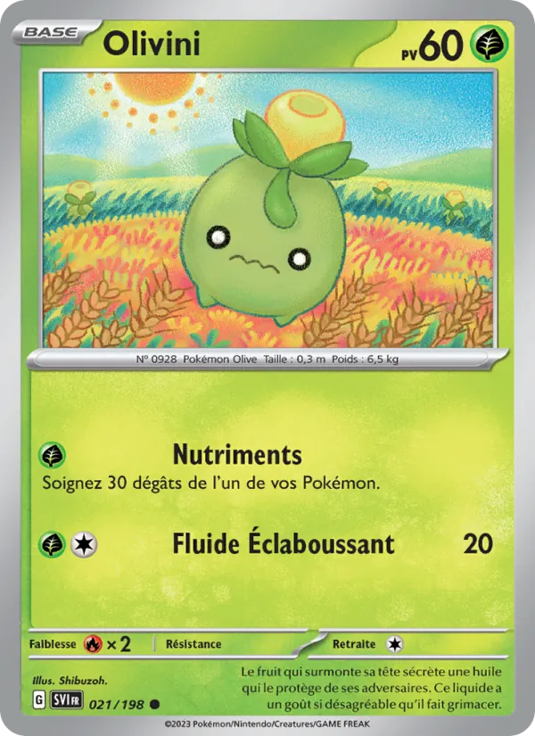 Carte Olivini 021/198 – Écarlate et Violet