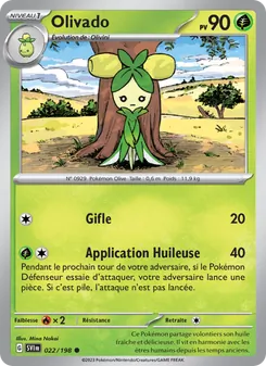 Carte Olivado 022/198 – Écarlate et Violet
