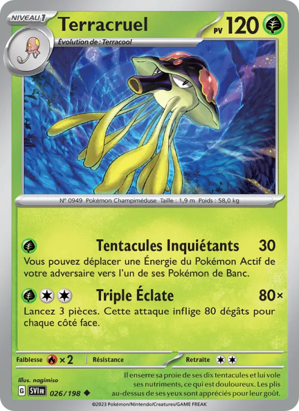 Carte Terracruel 026/198 – Écarlate et Violet