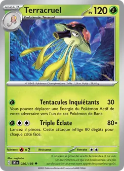 Carte Terracruel 026/198 – Écarlate et Violet