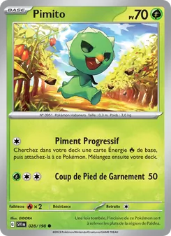 Carte Pimito 028/198 – Écarlate et Violet