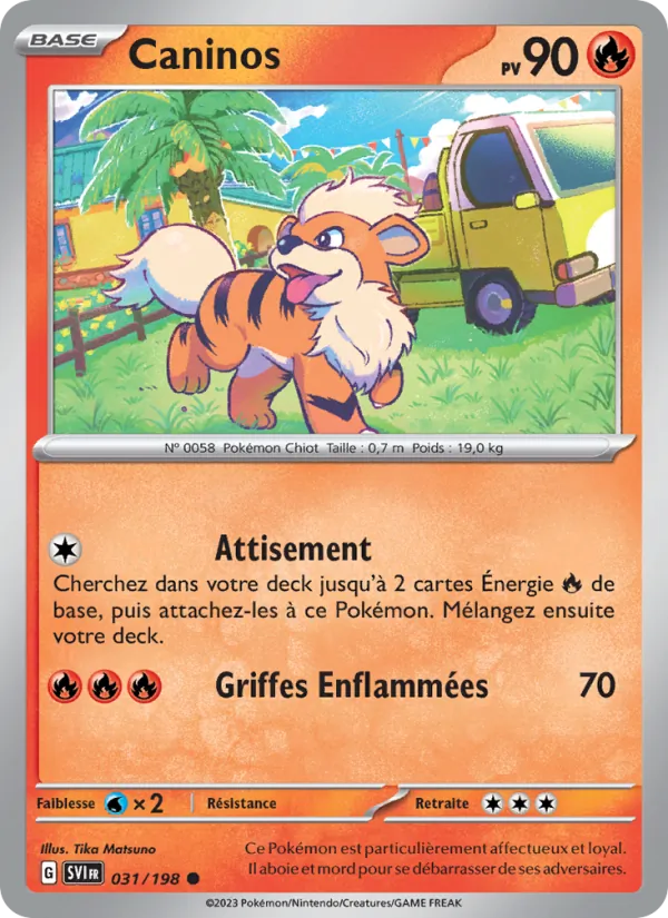 Carte Caninos 031/198 – Écarlate et Violet