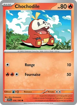 Carte Chochodile 036/198 – Écarlate et Violet