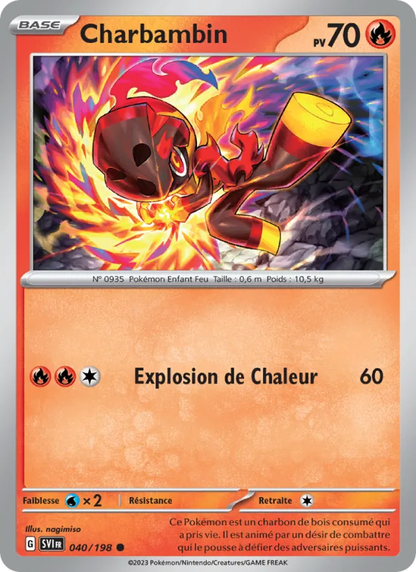 Carte Charbambin 040/198 – Écarlate et Violet