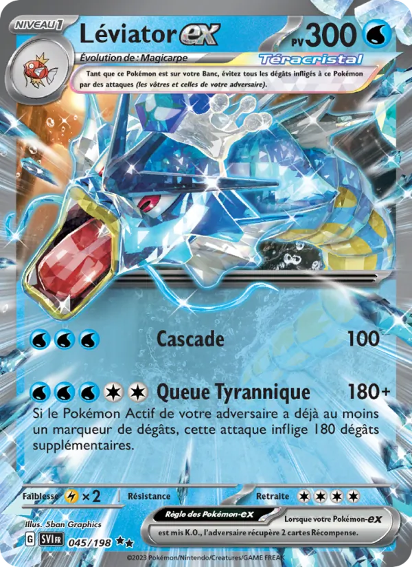 Carte Léviator-ex 045/198 – Écarlate et Violet