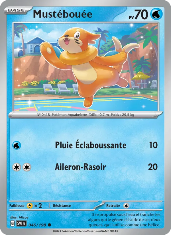 Carte Mustébouée 046/198 – Écarlate et Violet