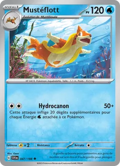 Carte Mustéflott 047/198 – Écarlate et Violet