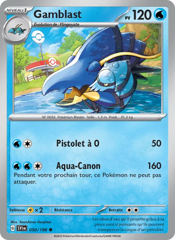 Carte Gamblast 050/198 – Écarlate et Violet